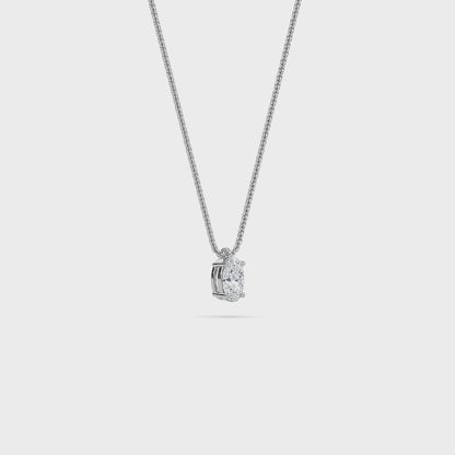 Liberty 1 Carat Oval Diamond Pendant (Chain Sold Separately)
