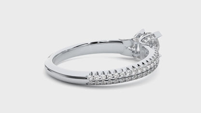 Mistara Round Diamond Ring