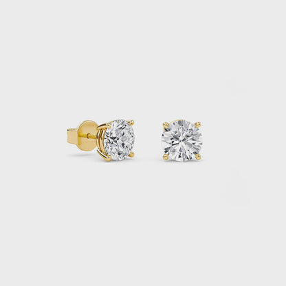 Liberty 3 Carat (1.5+1.5) Round Diamond Earring