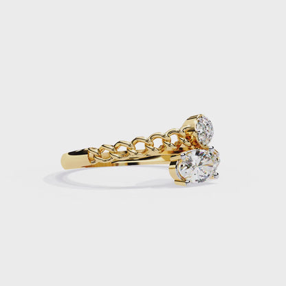 Timeless Glow Oval Diamond Ring