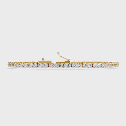 Bracelet en diamant rond Solara