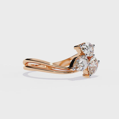 Prospera Pear Diamond Ring