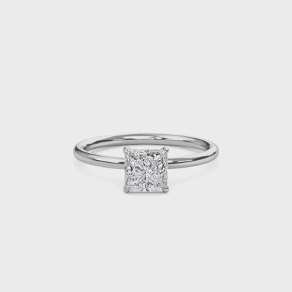 Liberty 4 Carat Princess Diamond Ring