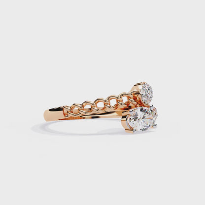 Timeless Glow Oval Diamond Ring