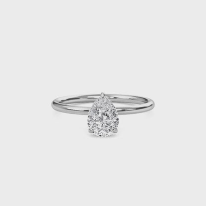 Liberty 2 Carat Pear Diamond Ring