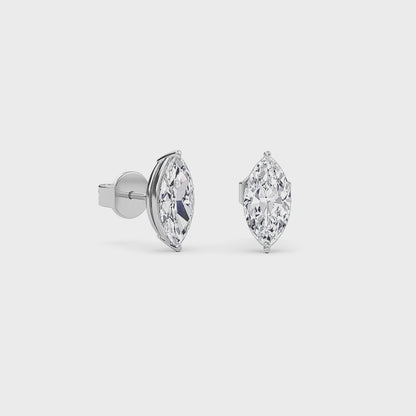 Liberty 2 Carat (1+1) Marquise Diamond Earring