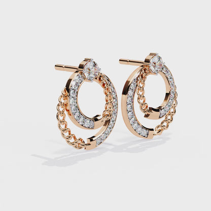 Boucles d'oreilles en diamant Arcadia Elegance