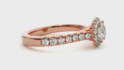 Victorian Round Diamond Ring