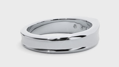 Roman Round Diamond Ring