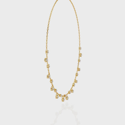 Emberlyn Round Diamond Necklace