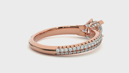 Mistara Round Diamond Ring