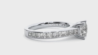 Nebula Cushion Diamond Ring