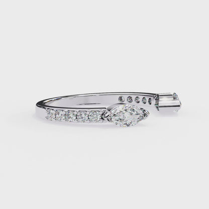 Twinkle Marquise & Round Diamond Ring