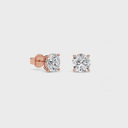 Liberty 3 Carat (1.5+1.5) Round Diamond Earring