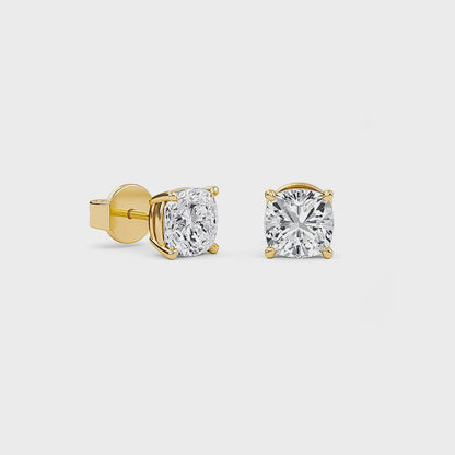 Liberty 5 Carat (2.5+2.5) Cushion Diamond Earring