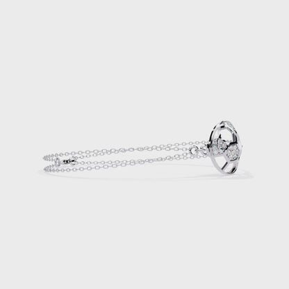 TrendyTether Round Diamond Bracelet