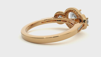 Thalassa Round Diamond Ring