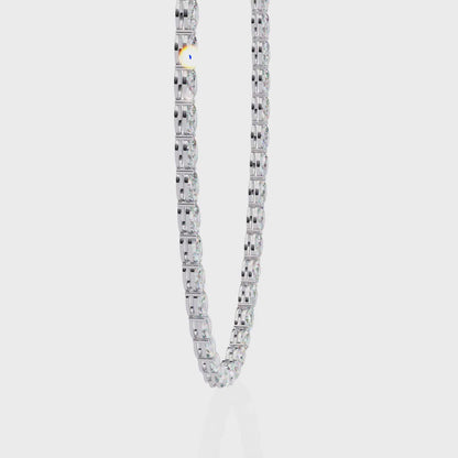 Opalique Oval Diamond Necklace