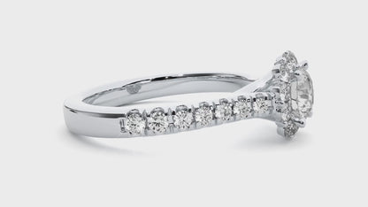 Victorian Round Diamond Ring