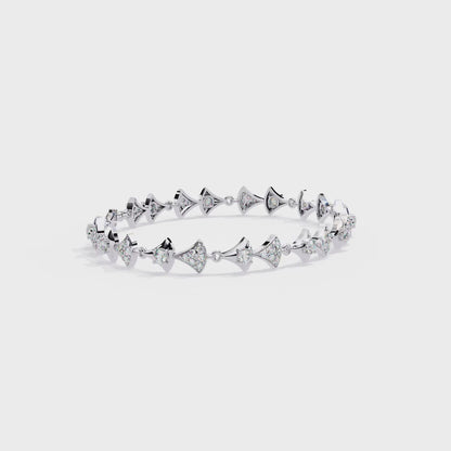 Bracelet Elysia en diamant rond