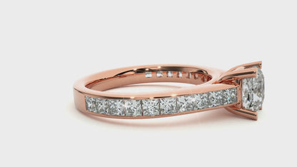 Nebula Cushion Diamond Ring