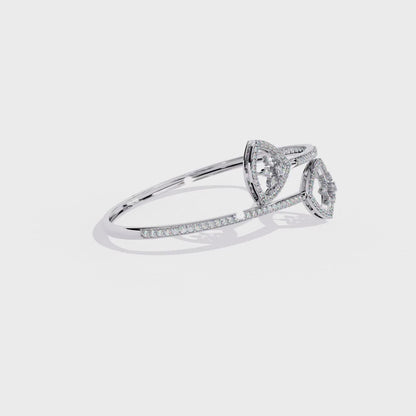 Celestia Curve Diamond Bracelet