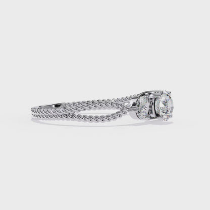 Eden Whisper Round Diamond Ring