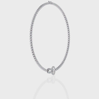 Tundra Round Diamond Necklace