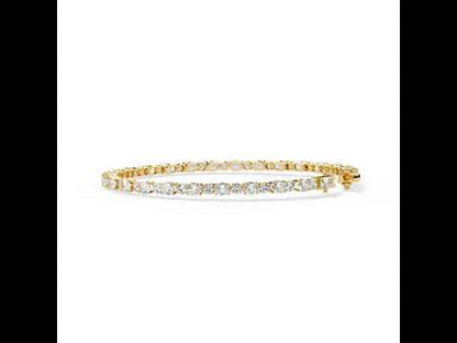 Glimmerine Oval Diamond Bracelet