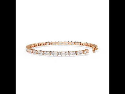 Glimmerine Emerald Diamond Bracelet