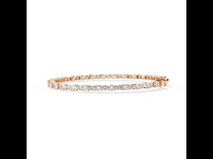 Glimmerine Oval Diamond Bracelet
